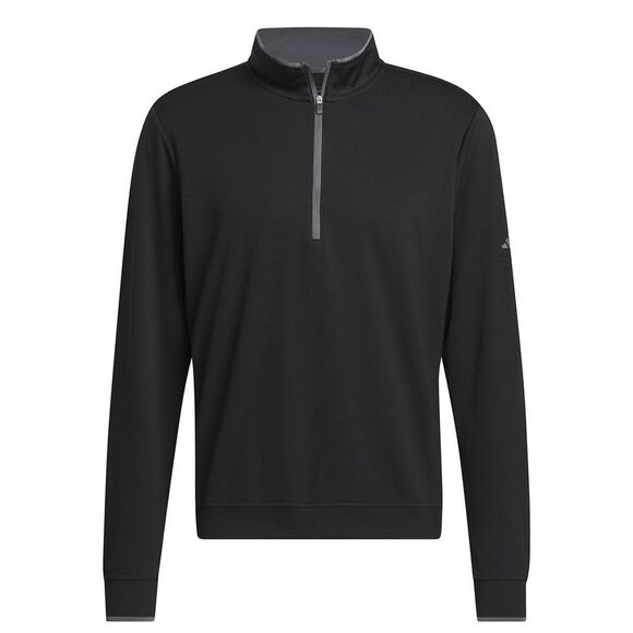 Adidas Mens Quarter Zip Sweatshirt / Black